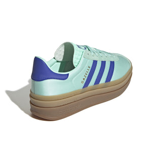 Women's adidas Gazelle Bold "Clear Mint Lucid Blue Gold Metallic" JI2702