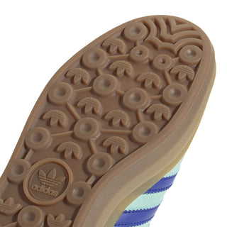 Women's adidas Gazelle Bold "Clear Mint Lucid Blue Gold Metallic" JI2702