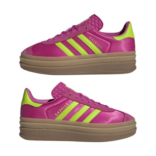 Women's adidas Gazelle Bold 'Lucid Fuchsia Solar Slime Satin' JI2705