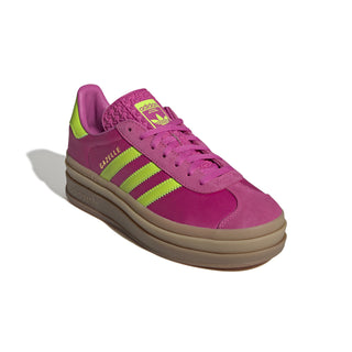 Women's adidas Gazelle Bold 'Lucid Fuchsia Solar Slime Satin' JI2705