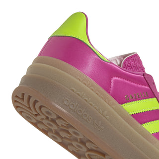 Women's adidas Gazelle Bold 'Lucid Fuchsia Solar Slime Satin' JI2705