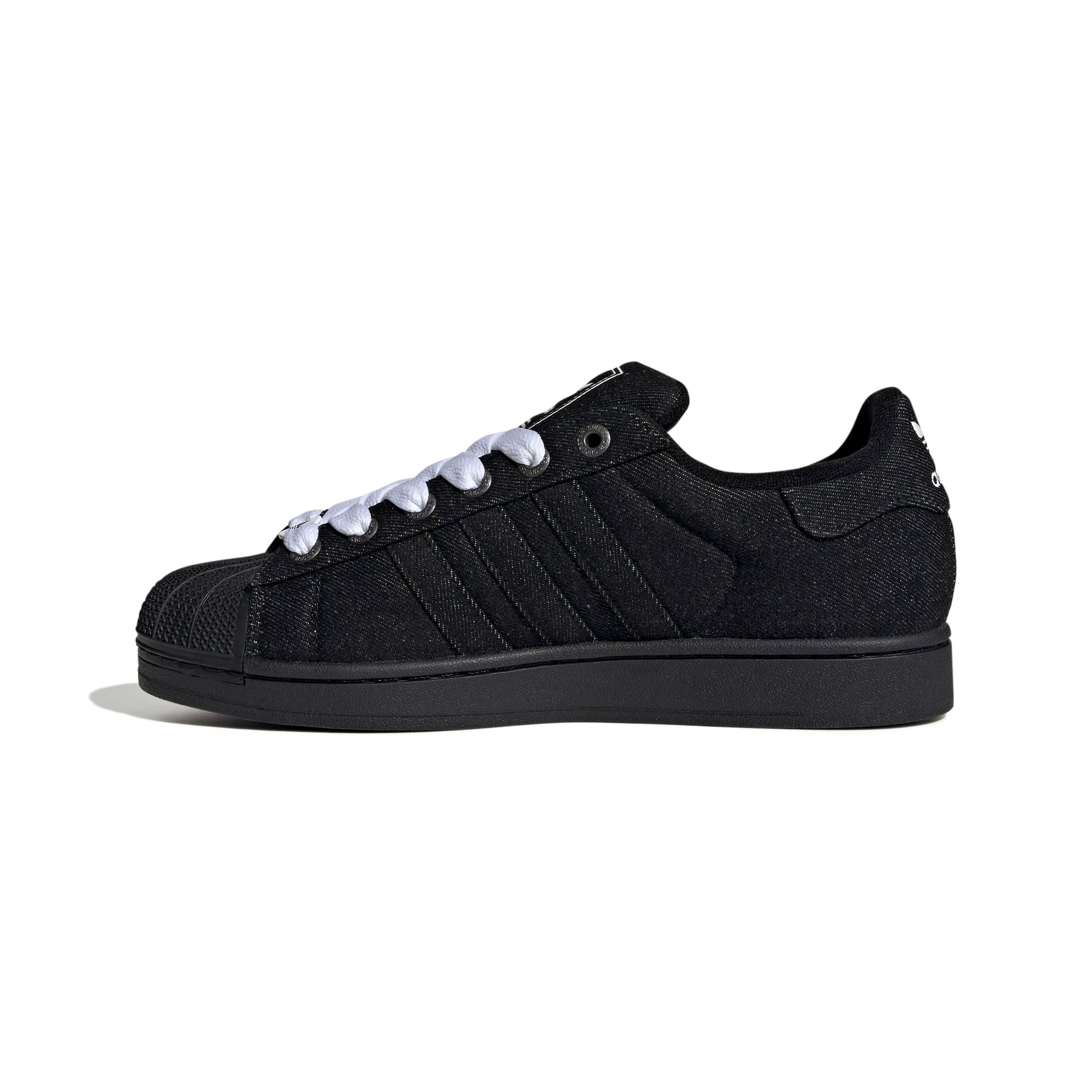 MENS ADIDAS SUPERSTAR II DENIM 'BLACK WHITE' JQ3211