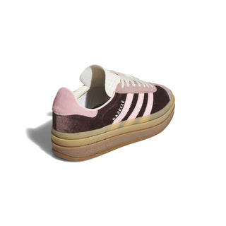 WMN'S ADIDAS GAZELLE BOLD "SHADOW BROWN GLOW PINK VELVET" JQ5143