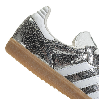 WOMEN'S ADIDAS SAMBA OG "METALLIC CRACKED LEATHER" JR0035