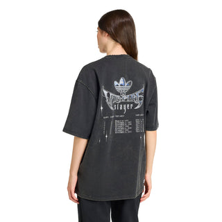 WOMENS ADIDAS BUFFY TEE OS ALUMIN "BLACK" JW0154