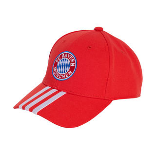 ADIDAS FC BAYERN MUNICH HOME ADJUSTABLE BASEBALL CAP "RED/WHITE" JX0497