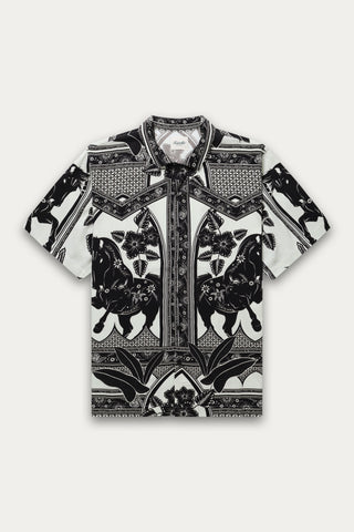 KUWALLA TEE WESTERN BOHO BEACH SHIRT KUL-0126-SS008B