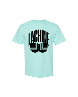 SAM TABAK LACHINE LOGO T-SHIRT – CELADON