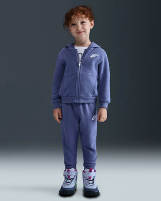 KIDS NIKE FULL ZIP CLUB FLEECE SET 'WORLD INDIGO' 76L445-UG5