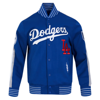 PRO STANDARD LOS ANGELES DODGERS PRO GAME DAY DOUBLE KNIT JACKET "MIDNIGHT NAVY" LLD6315164-DSW