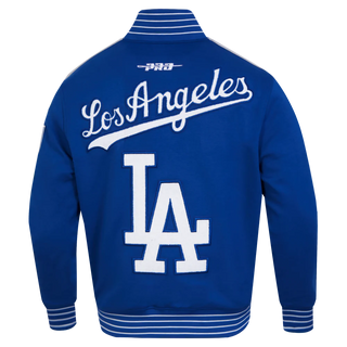 PRO STANDARD LOS ANGELES DODGERS PRO GAME DAY DOUBLE KNIT JACKET "MIDNIGHT NAVY" LLD6315164-DSW