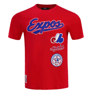PRO STANDARD MONTREAL EXPOS RETRO CLASSIC STRIPED TOP TEE "RED" LME135543-RED