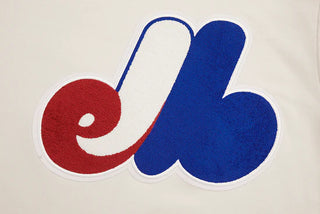 PRO STANDARD MONTREAL EXPOS RETRO CALSSIC PULLOVER HOODIE "EGGSHELL/ROYAL BLUE" LME535540-ERB