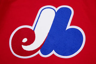 PRO STANDARD MONTREAL EXPOS RETRO CLASSIC PULLOVER HOODIE "RED" LME535540-RED