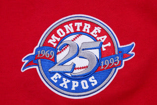 PRO STANDARD MONTREAL EXPOS RETRO CLASSIC PULLOVER HOODIE "RED" LME535540-RED