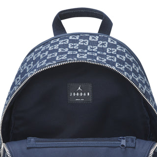 AIR JORDAN MONOGRAM JACQUARD DENIM BACKPACK "DK INDIGO RINSE/BLACK" JAM-BK 9259