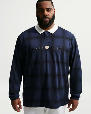 MEN'S NIKE FAIRWAY FRESH LONG SLEEVE POLO "MIDNIGHT NAVY" II0772-410