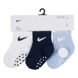 NIKE KIDS NO-SLIP SOCKS 12-24M 'BLUE' NN0053-BG6