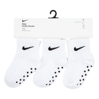 NIKE KIDS NO-SLIP SOCKS 12-24M 'WHITE' NN0053-F00