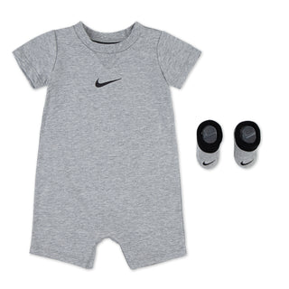 KID'S NIKE BABY ESSENTIAL ROMPER BOOTIE 'DARK GREY HEATHER' NN1105-042