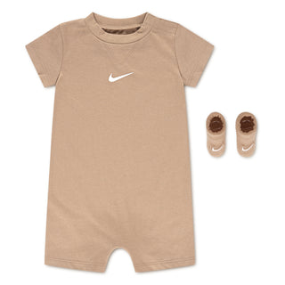 KID'S NIKE BABY ESSENTIAL ROMPER BOOTIE 'HEMP' NN1105-X0L
