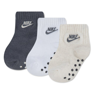 NIKE INFANT SOCKS FUTURA GRIPPER 'PALE IVORY HEATHER' PN0050-W67