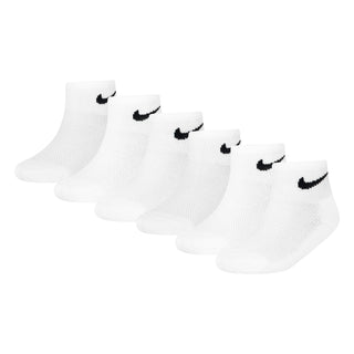 NIKE KIDS ANKLE SOCKS 6 PACK 'WHITE' RN0372-001