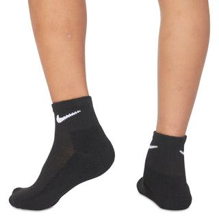 NIKE KIDS ANKLE SOCKS 6PACK 'WHITE/DARK GREY'  RN0372-W2F