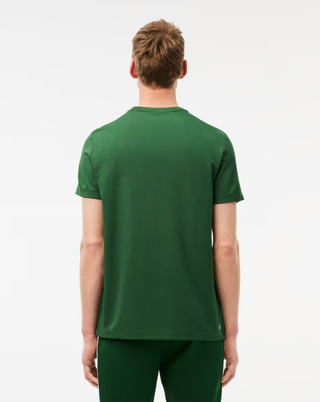 T-shirt de tennis en piqué Ultra Dry pour homme LACOSTE VERT PIN TH2623-51 132