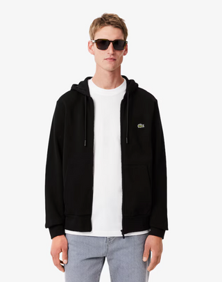 Sweat à capuche zippé en polaire LACOSTE pour homme SH9626-52 031