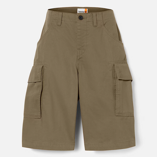 MEN'S TIMBERLAND TWILL CARGO SHORTS "LEAF GREEN" TB0A5U1BA58
