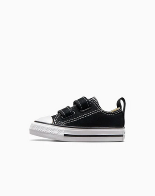 (TD) CONVERSE CHUCK TAYLOR ALL-STAR CANVAS EASY-ON 2V LOW-TOP BLACK/WHITE 7V603C