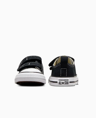 (TD) CONVERSE CHUCK TAYLOR ALL-STAR CANVAS EASY-ON 2V LOW-TOP BLACK/WHITE 7V603C