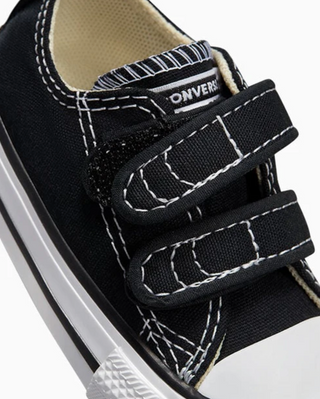 (TD) CONVERSE CHUCK TAYLOR ALL-STAR CANVAS EASY-ON 2V LOW-TOP BLACK/WHITE 7V603C