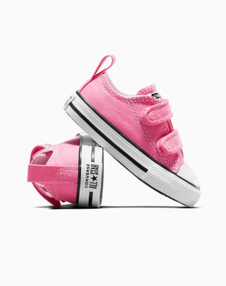 (TD) CONVERSE CHUCK TAYLOR ALL-STAR CANVAS EASY-ON 2V LOW-TOP OXFORD PINK 709447C