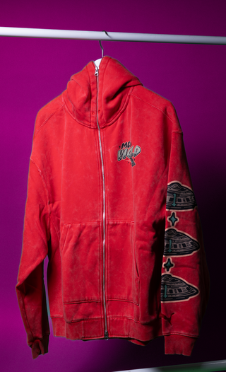 PUMA X LAMELO BALL WORLD ZIP-UP HOODIE ALL TIME RED 634603-01