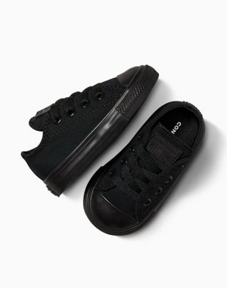 (TD) CONVERSE CHUCK TAYLOR ALL-STAR CANVAS 2V LOW-TOP TRIPLE BLACK 714786C