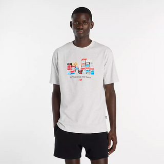 MEN'S NEW BALANCE BOXES TEE GREY MT61H0DX
