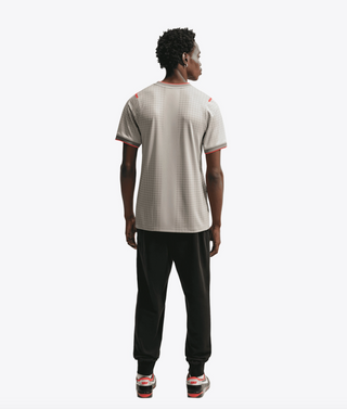 MEN'S NIKE ENGLAND X PALACE "PEWTER GREY BRIGHT CRIMSON" SOCCER TOP IH1670-052