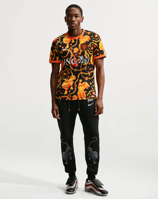 MEN'S NIKE NETHERLANDS X PATTA "BLACK/ORANGE" SOCCER TOP IH1678-010