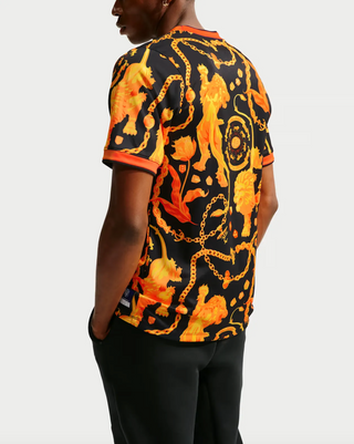 MEN'S NIKE NETHERLANDS X PATTA "BLACK/ORANGE" SOCCER TOP IH1678-010