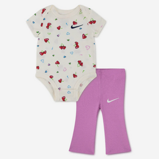 NIKE BABY BODYSUIT AND LEGGING SET 'LIGHT MAGENTA' 06N668-P64