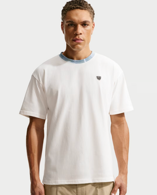 MEN'S NIKE TARTAN LOOSE FIT GOLF T-SHIRT 'CREAM' IH2096-133