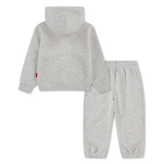 KIDS AIR JORDAN BROOKLYN 2-PIECE SET HEATHER GREY BIRCH 75G023-GLJ