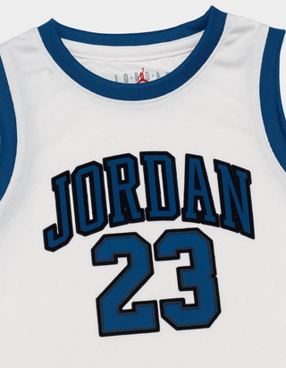 KIDS AIR JORDAN 23 2-PIECE JERSEY SET TRUE BLUE/WHITE 85C919-UGG