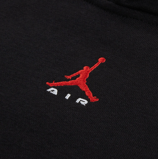 KIDS AIR JORDAN BROOKLYN FLEECE PULLOVER HOODIE 'BLACK 95G066-023