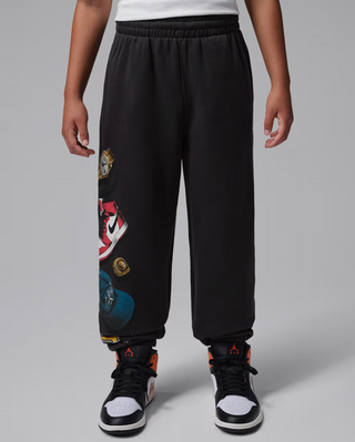 KIDS AIR JORDAN MIKE'S FLIGHT FLEECE PANT BLACK 95G375-G0T