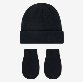 KID'S NIKE FUTURA BEANIE/GLOVE SET BLACK/WHITE 6A2961-023