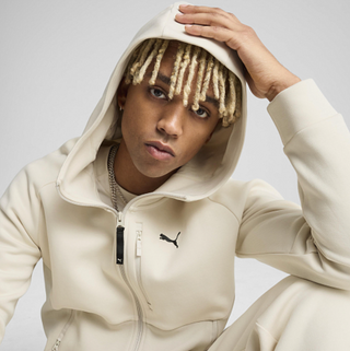 Sweat à capuche PUMATECH FZ pour homme « ALPINE SNOW » 62967487-100