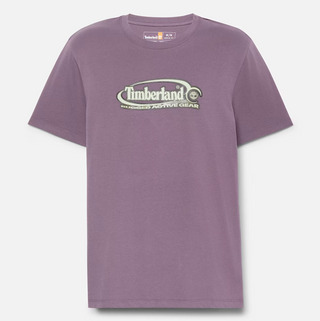 MEN'S TIMBERLAND BIG OVAL LOGO TEE "PURPLE" TB0A6DJY-ENX